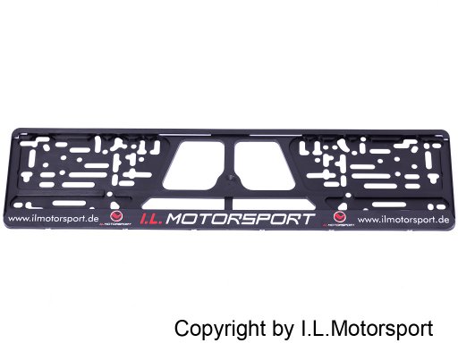MX-5 Kentekenplaat Houder Met I.L.Motorsport Opdruk 52cm