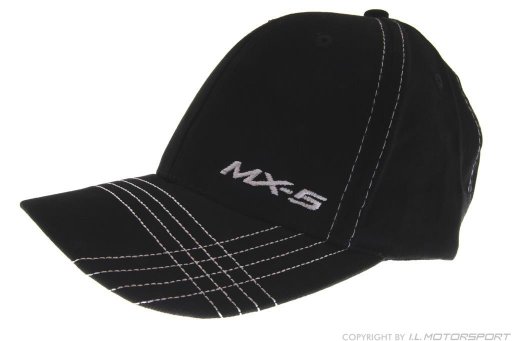 MX-5 Mütze Cap - Race schwarz/weiß